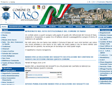 Tablet Screenshot of comune.naso.me.it